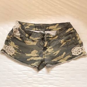 Camouflage shorts